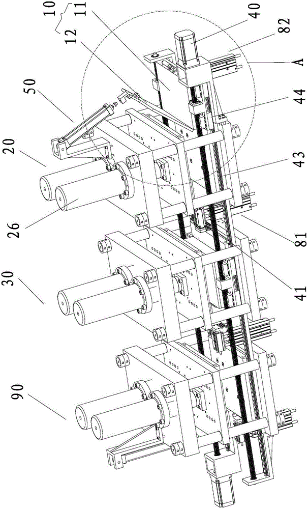 Secondary fast forming machine for sole material