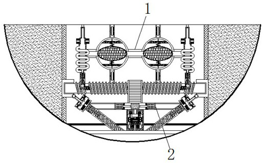 Geothermal energy collection pile foundation convenient to overhaul and maintain