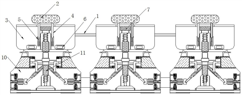 Equipment used for protecting keyboard according to different pressing forces and used for computer