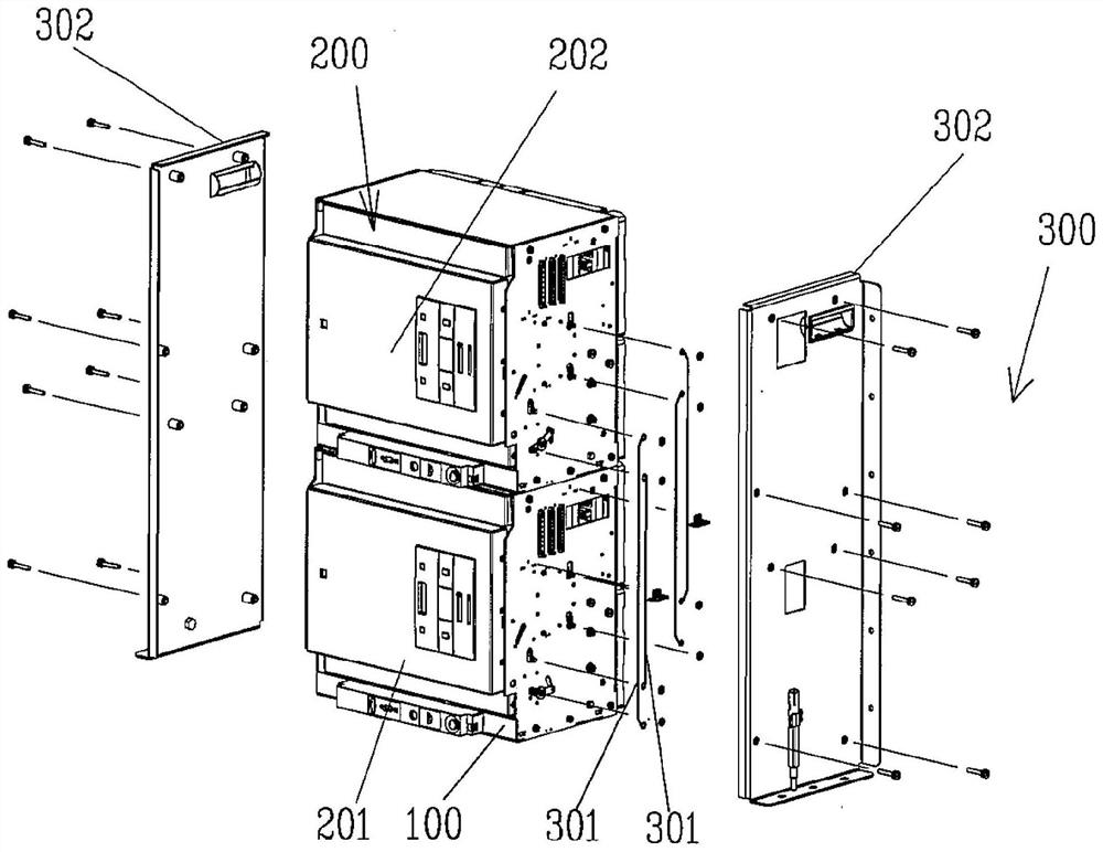 Bypass-type dual-power-supply automatic change-over switch