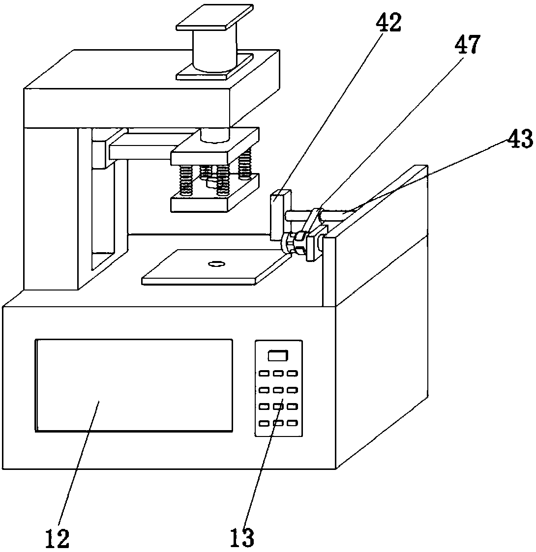 Inductance detecting device after film cracking of ferrites coating