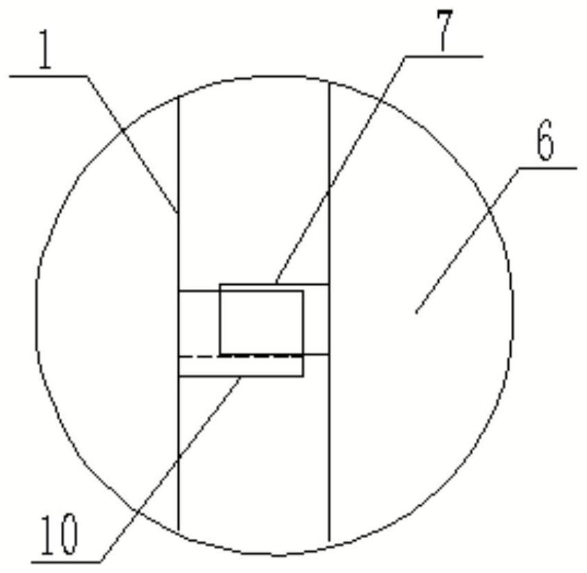 A temporary support device used in tunnel excavation and its implementation method