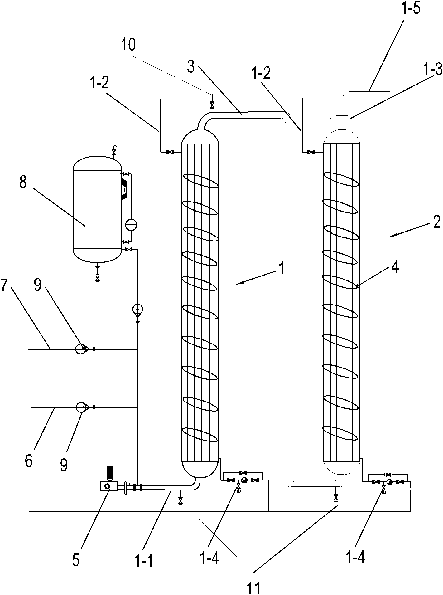 Interactive turbulent flow reaction device