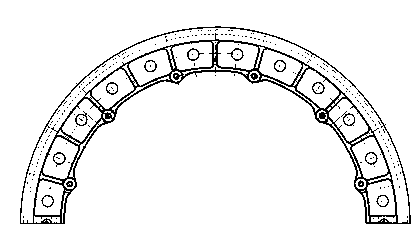 Process for preventing deformation of wheel disk of semi-gear rim