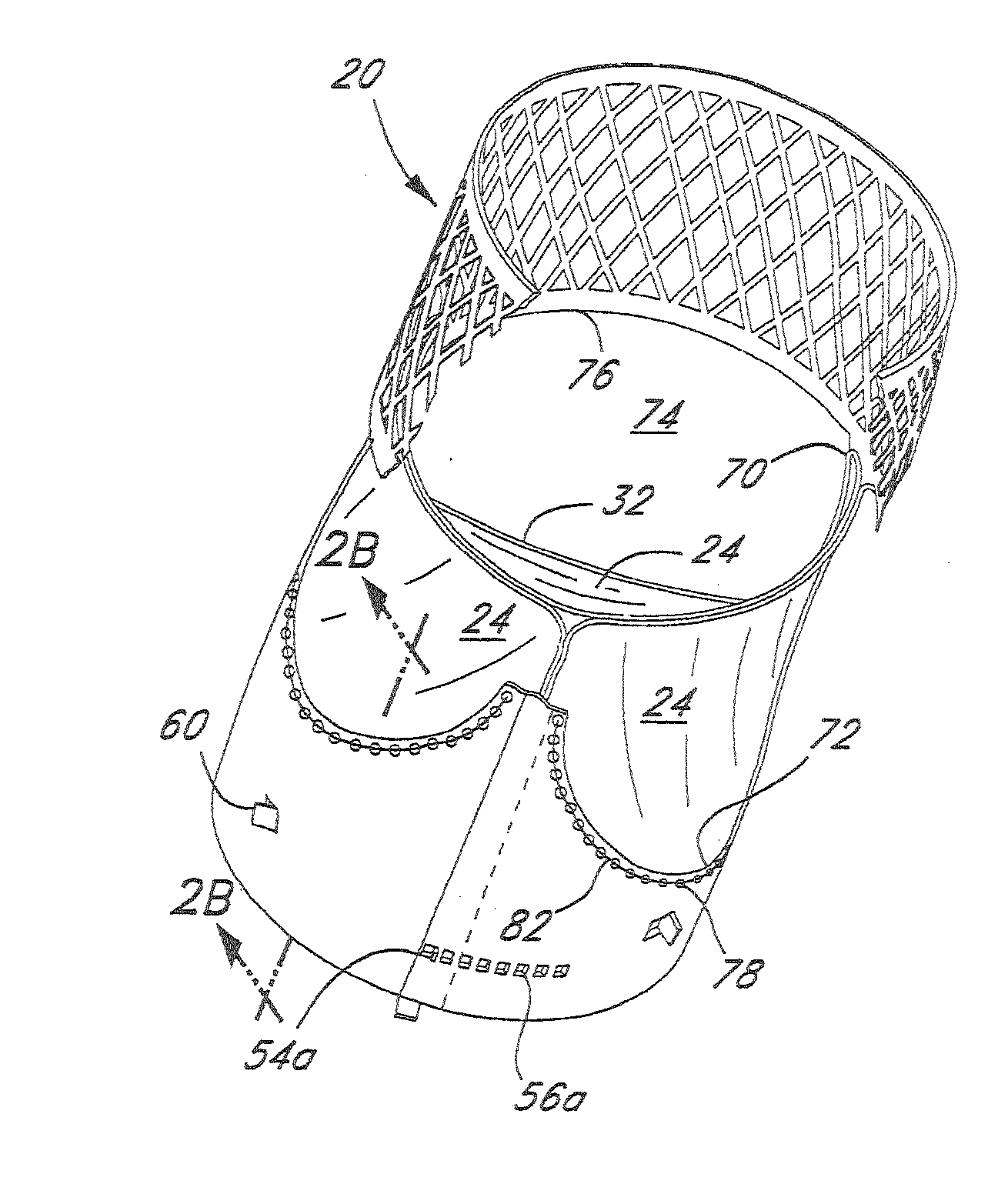 Two-part expandable heart valve