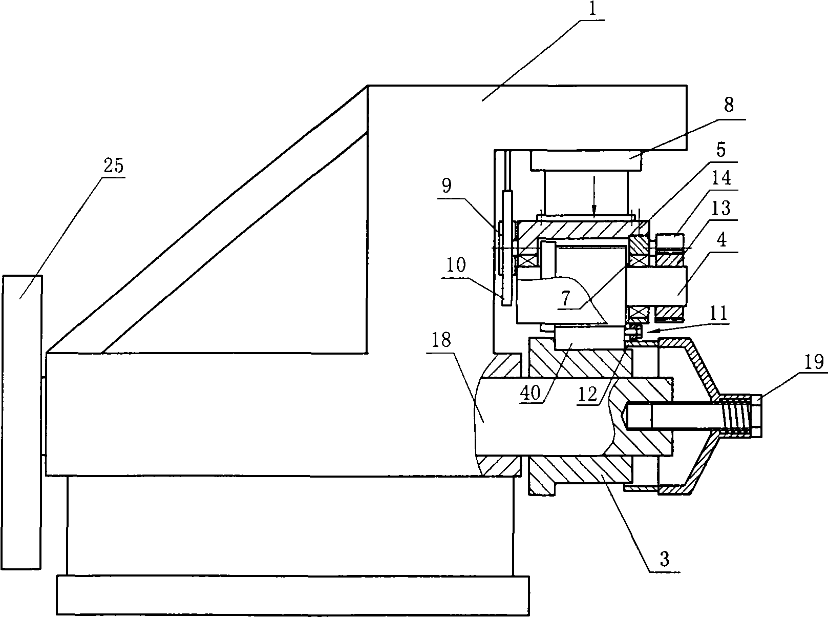 Flange vibration-pressing coiling forming method and forming device