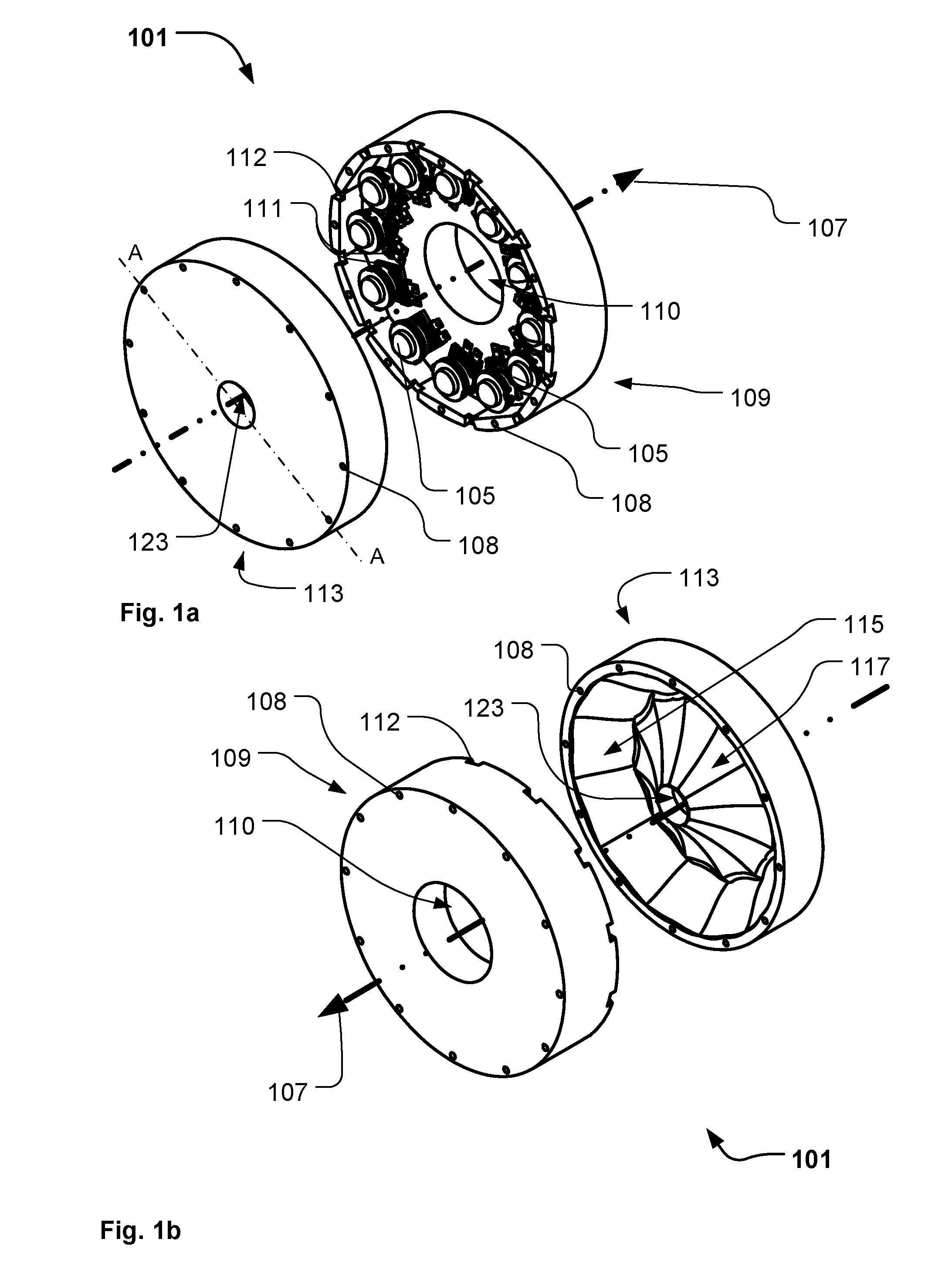 Light collecting system with a number of reflector pairs