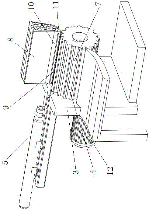 Pin shaft supply device and row chain link pin installing equipment using pin shaft supply device