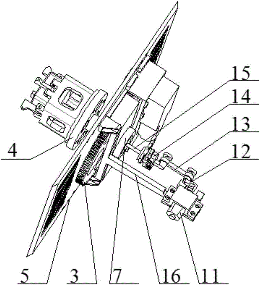 Inner and outer grabbing self-reconfiguration robot and unit module thereof