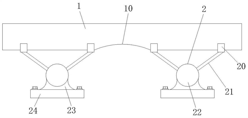 Y-direction four-guide-rail structure