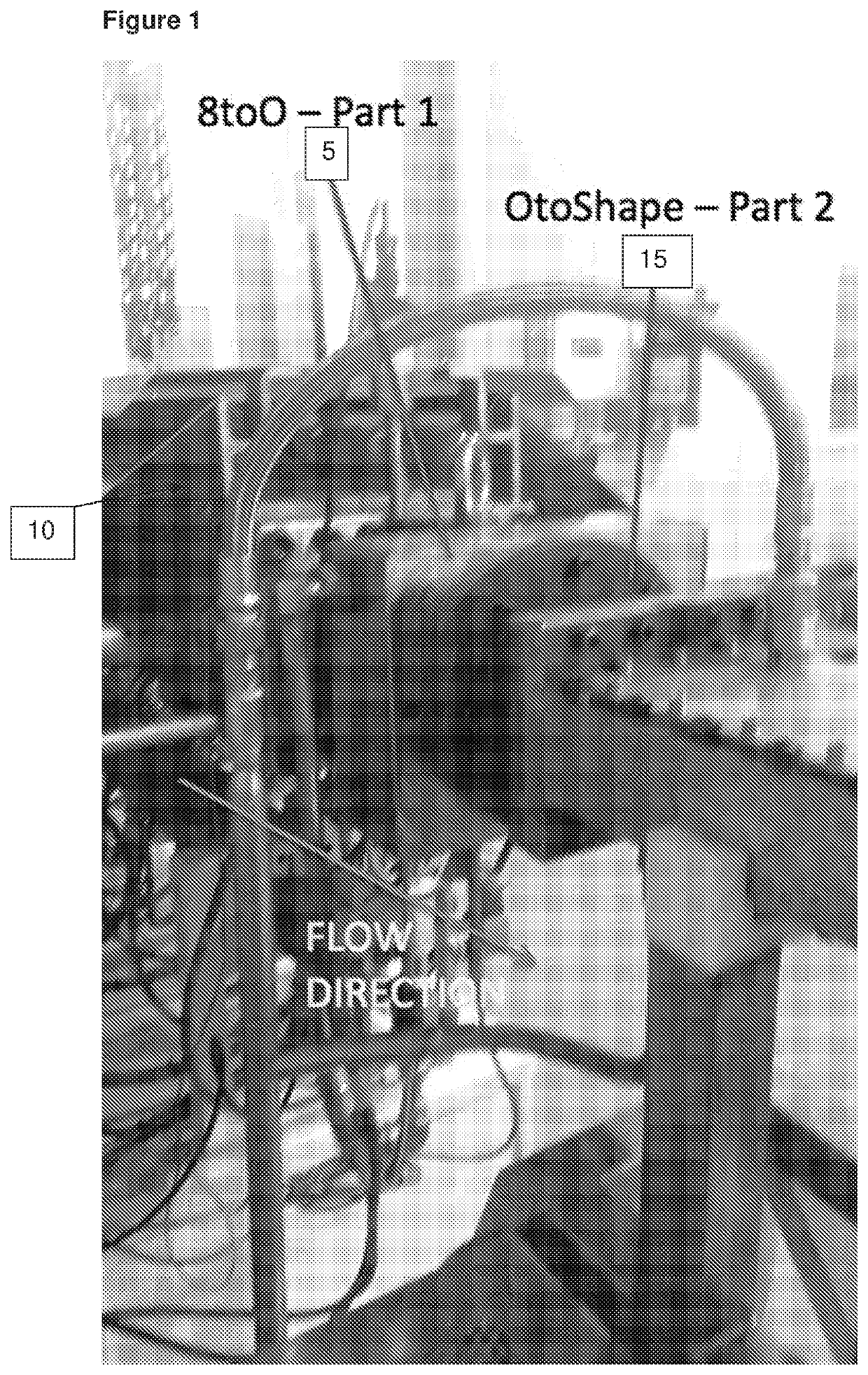 Transition Device for Textured Protein Foodstuff