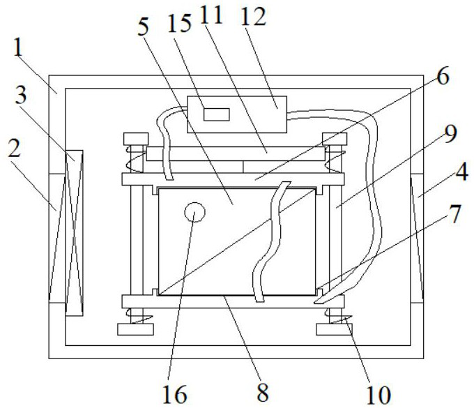 Heat dissipation structure of power supply