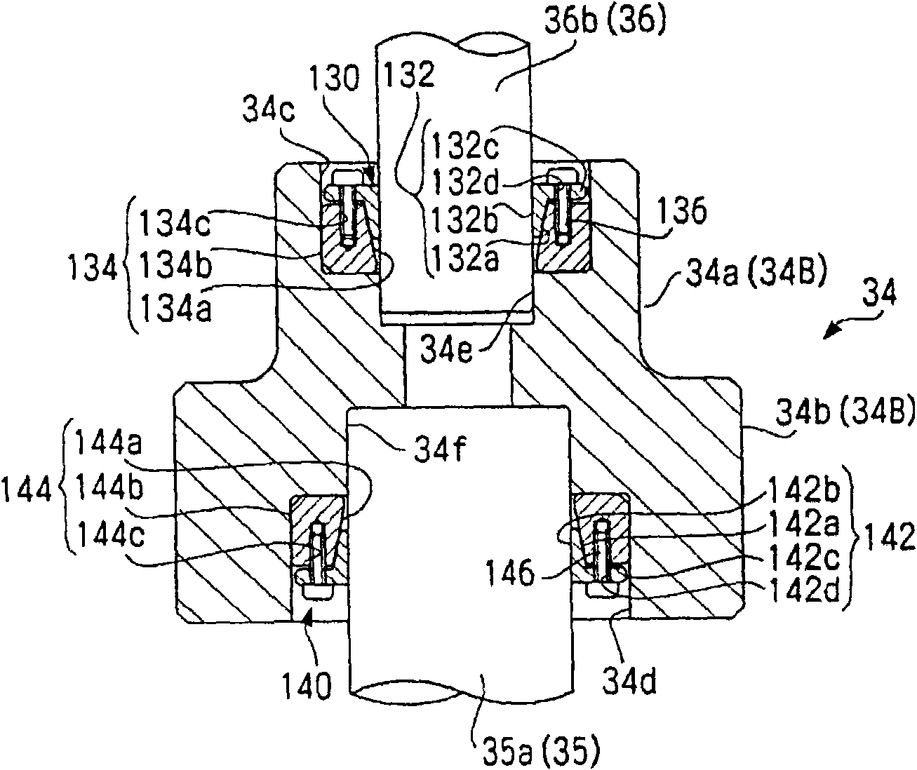 General-purpose test device, linear actuator, and twist test device