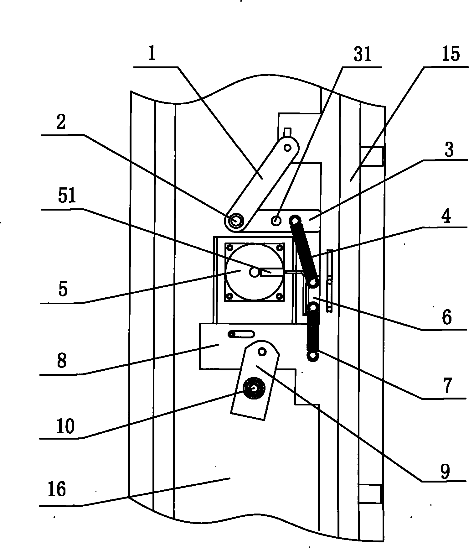 Cabinet door locking device with emergency opening function
