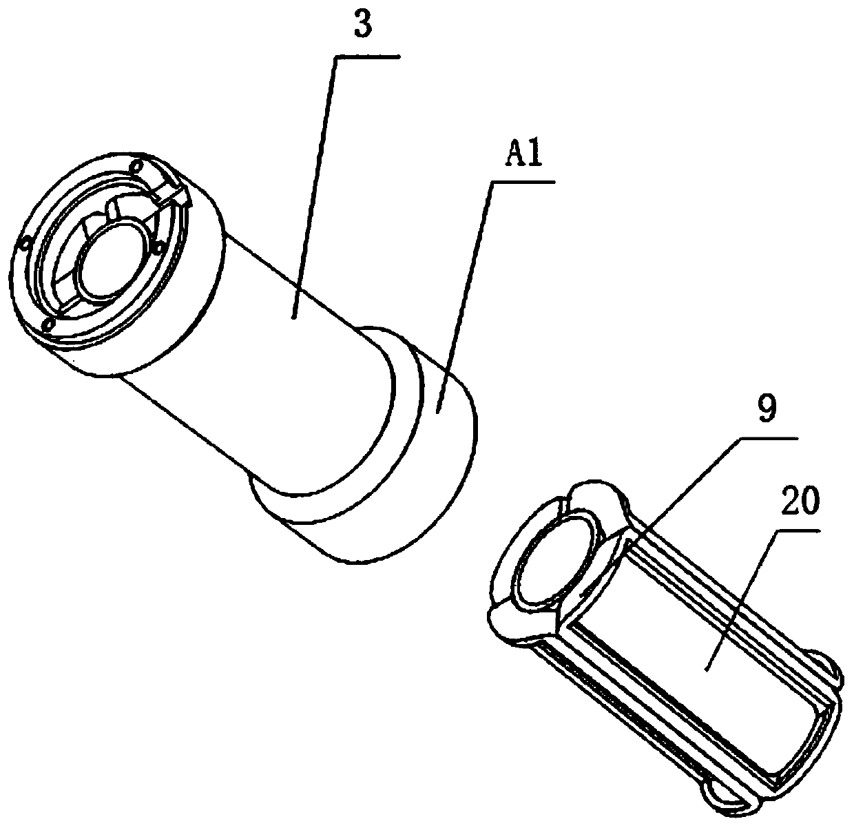 Rigid-flexible coupling galvanometer motor and control method thereof