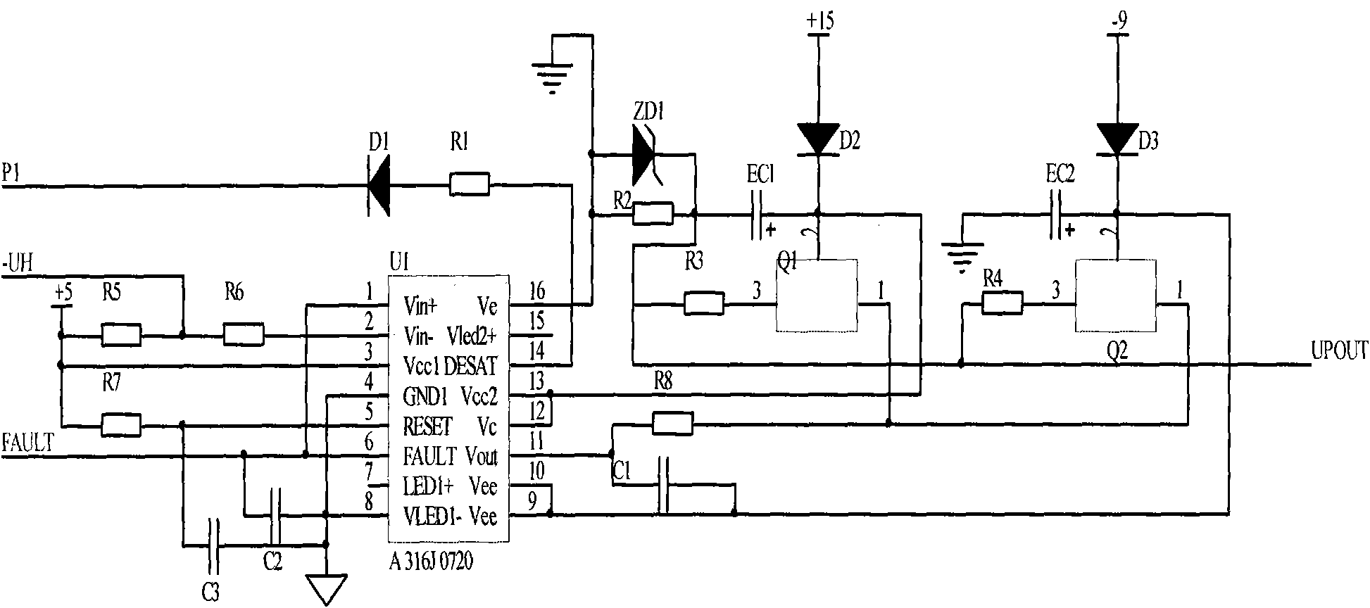 Vector controller of alternating current asynchronous motor