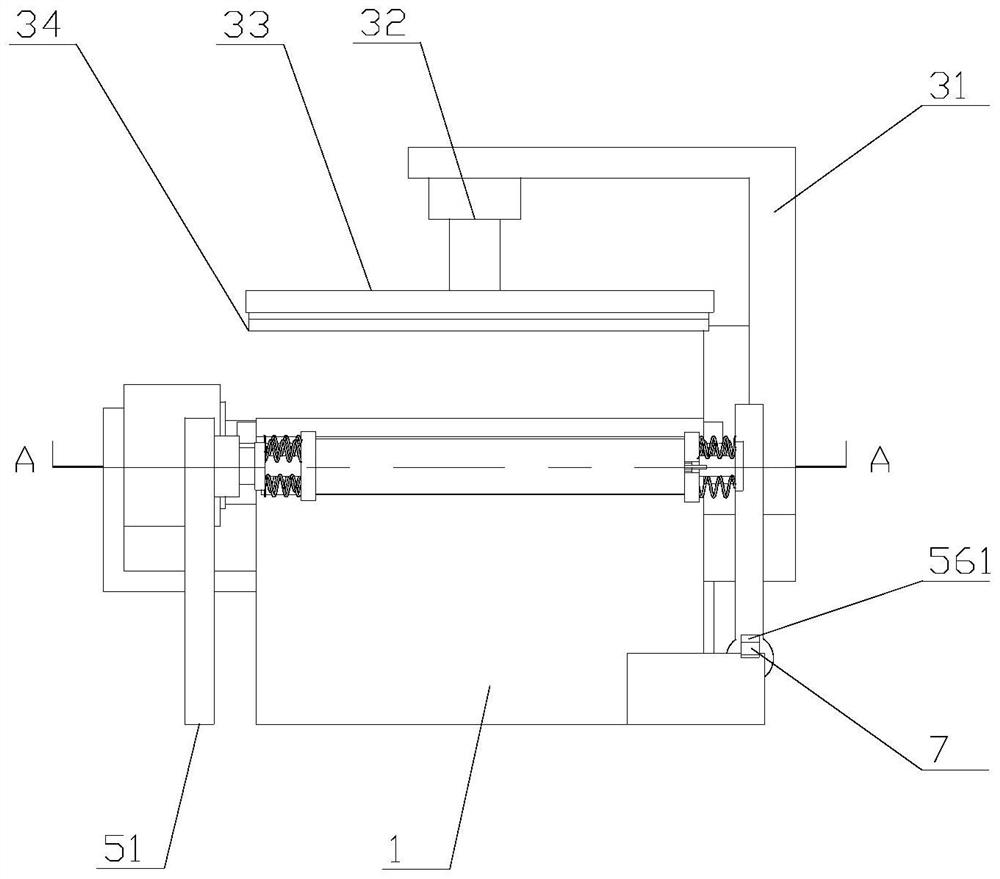 Method and device for preparing double-drawn polyester reflecting film