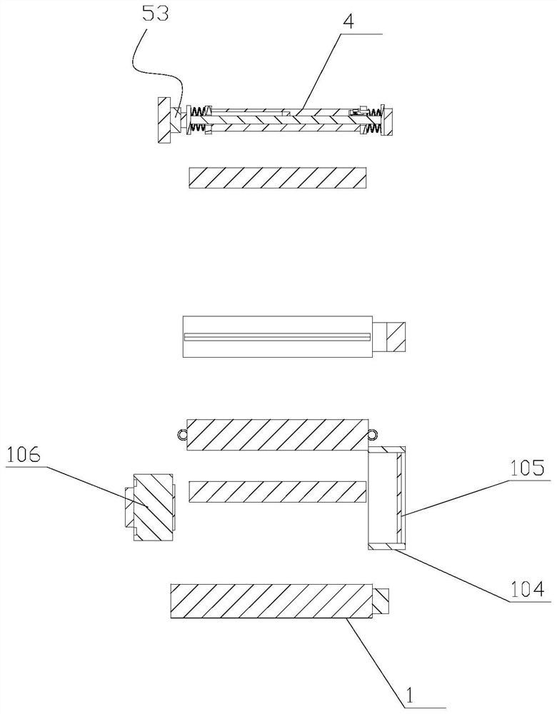 Method and device for preparing double-drawn polyester reflecting film