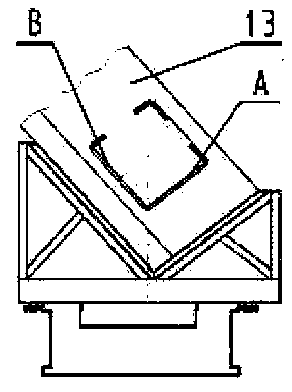 Assembling and scraping method of spindle box square hole assembling and scraping device