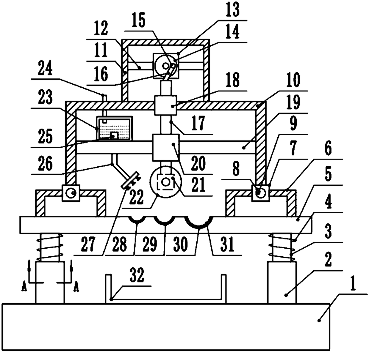 Mechanical machining device for plastic pipes for buildings