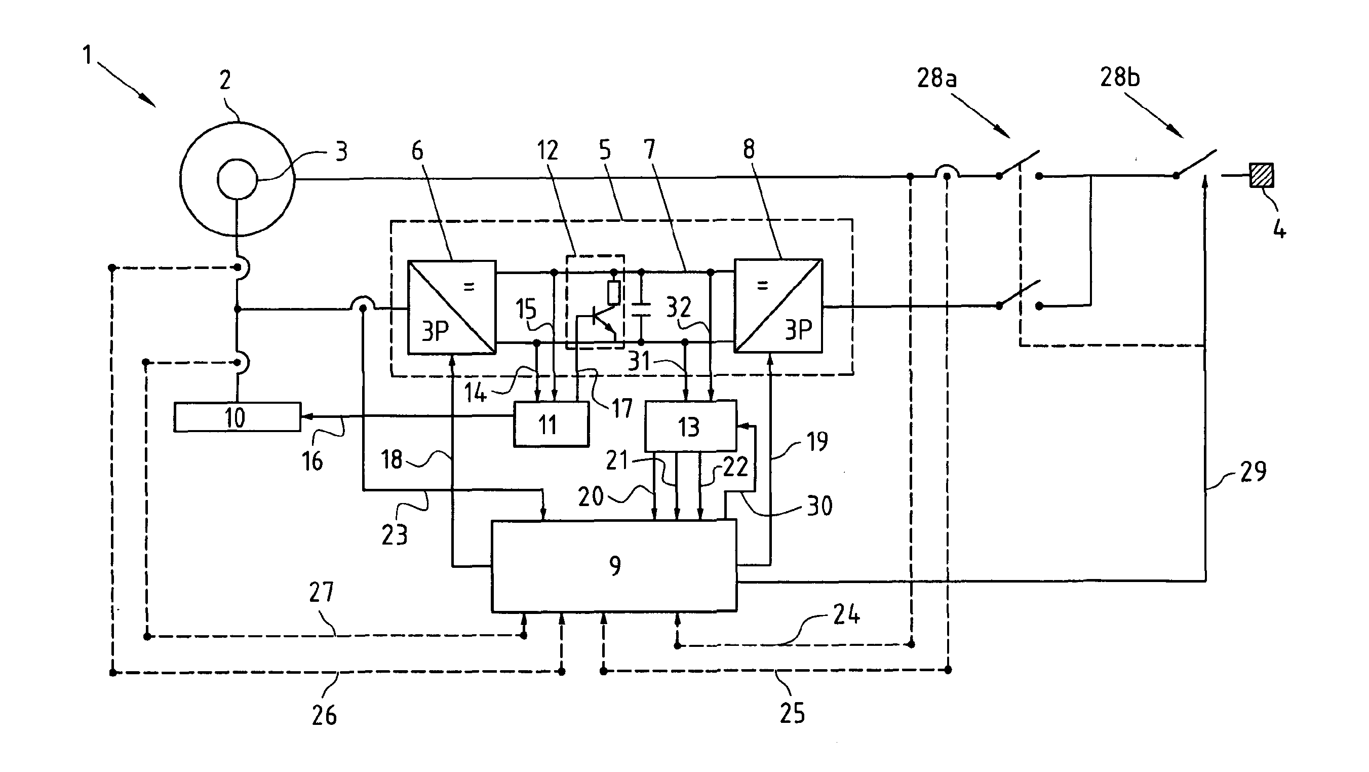 Protection System of a Doubly-fed Induction Machine