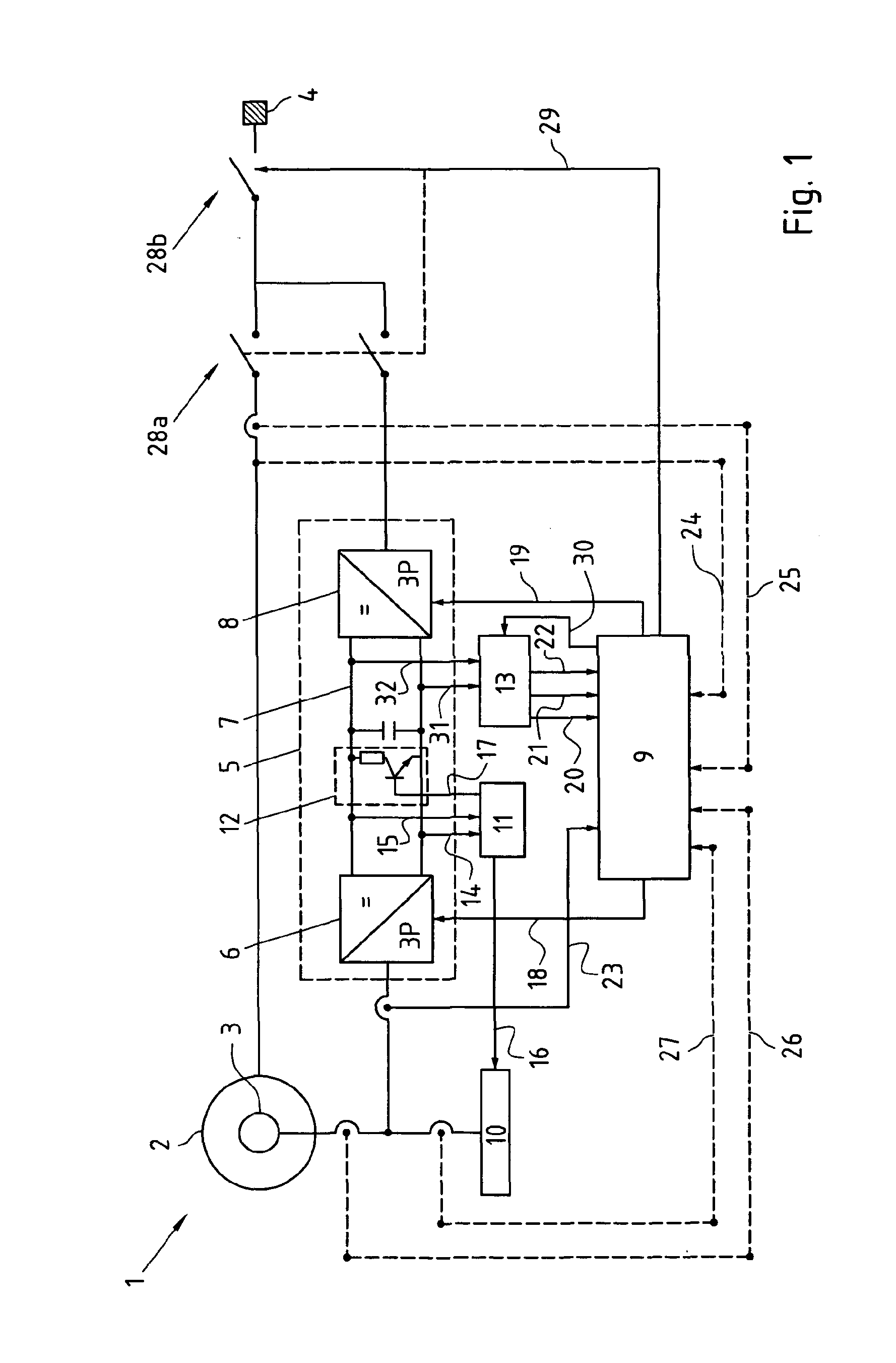 Protection System of a Doubly-fed Induction Machine