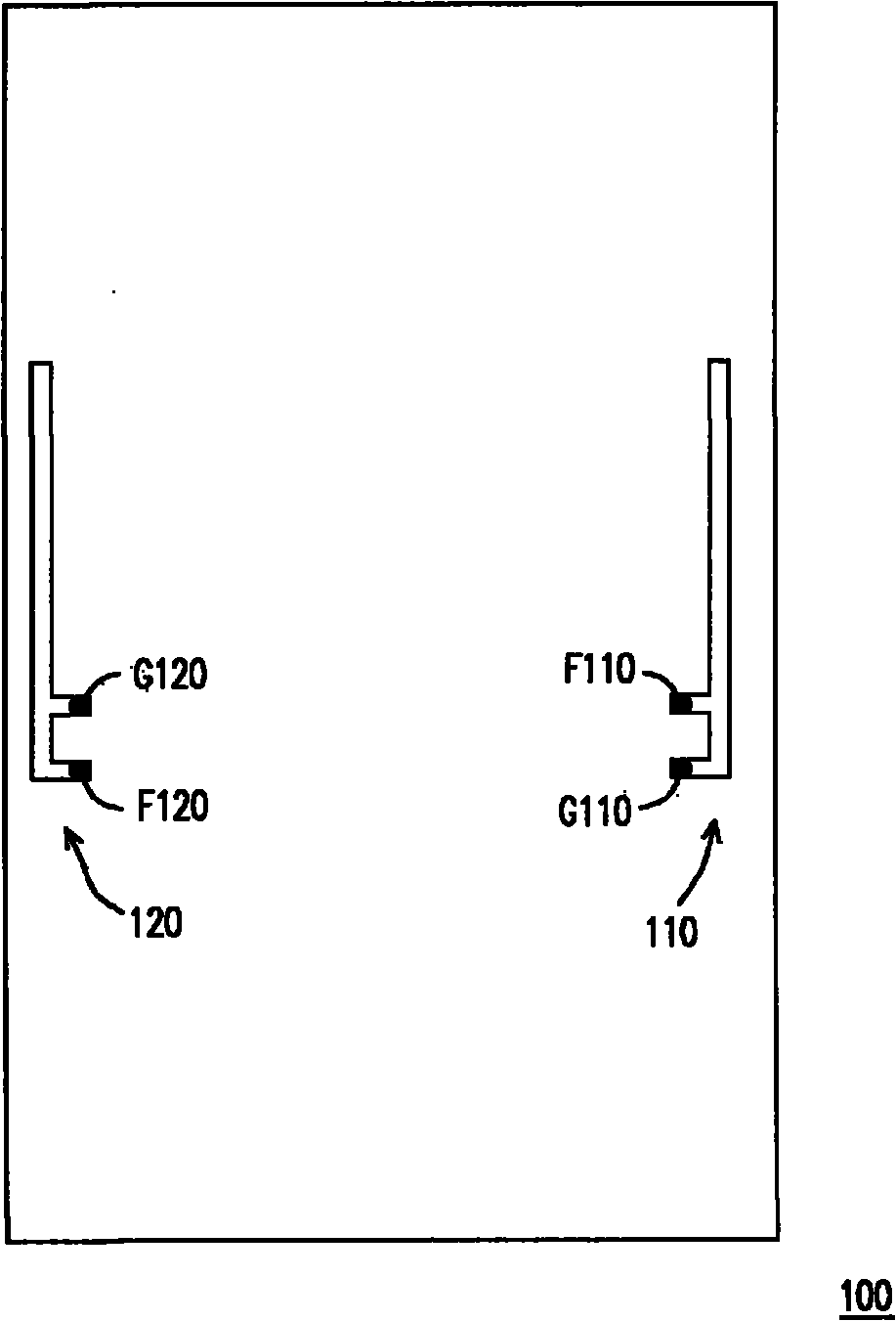 Flat antenna and handheld device