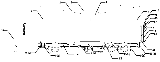 Butterfly-shaped single-layer large-space solar limo capable of being quickly unfolded and folded