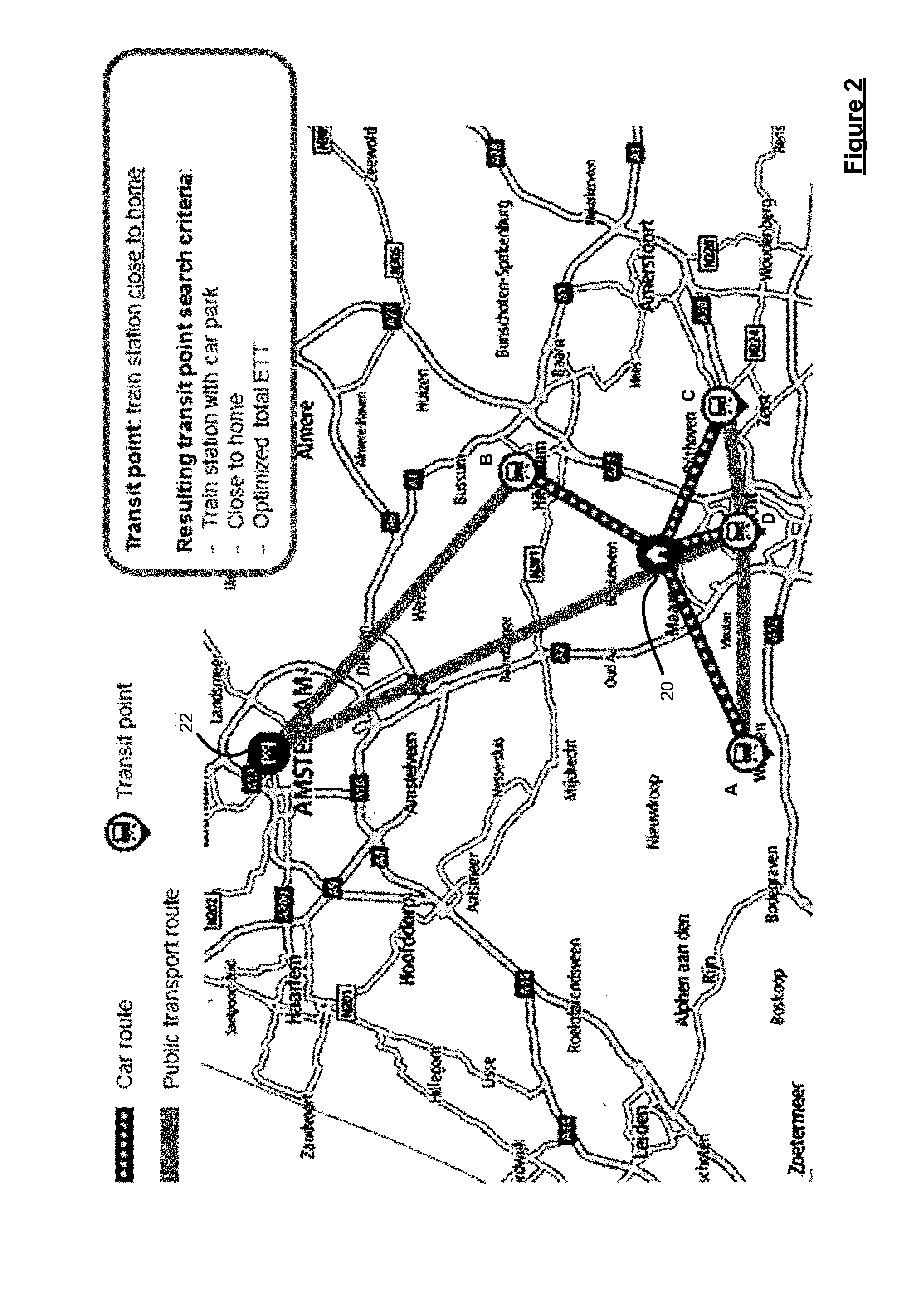 Methods and systems for obtaining a multi-modal route