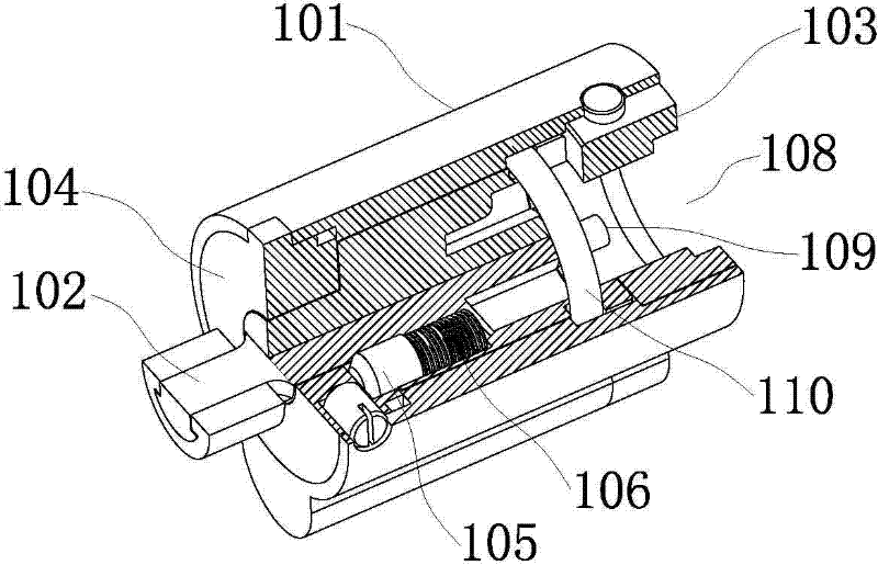 A lock cylinder with an axially offset magnetically controlled steel column