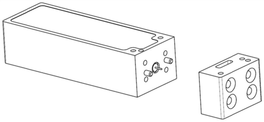 Integrated waveguide-coaxial-microstrip transition structure