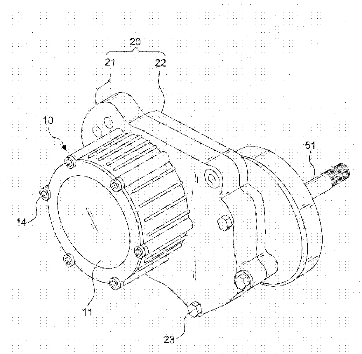 Automatic two-stage speed changing mechanism for electric vehicle