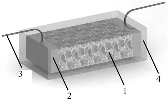 Three-dimensional graphene foam flexible strain sensor and its preparation method