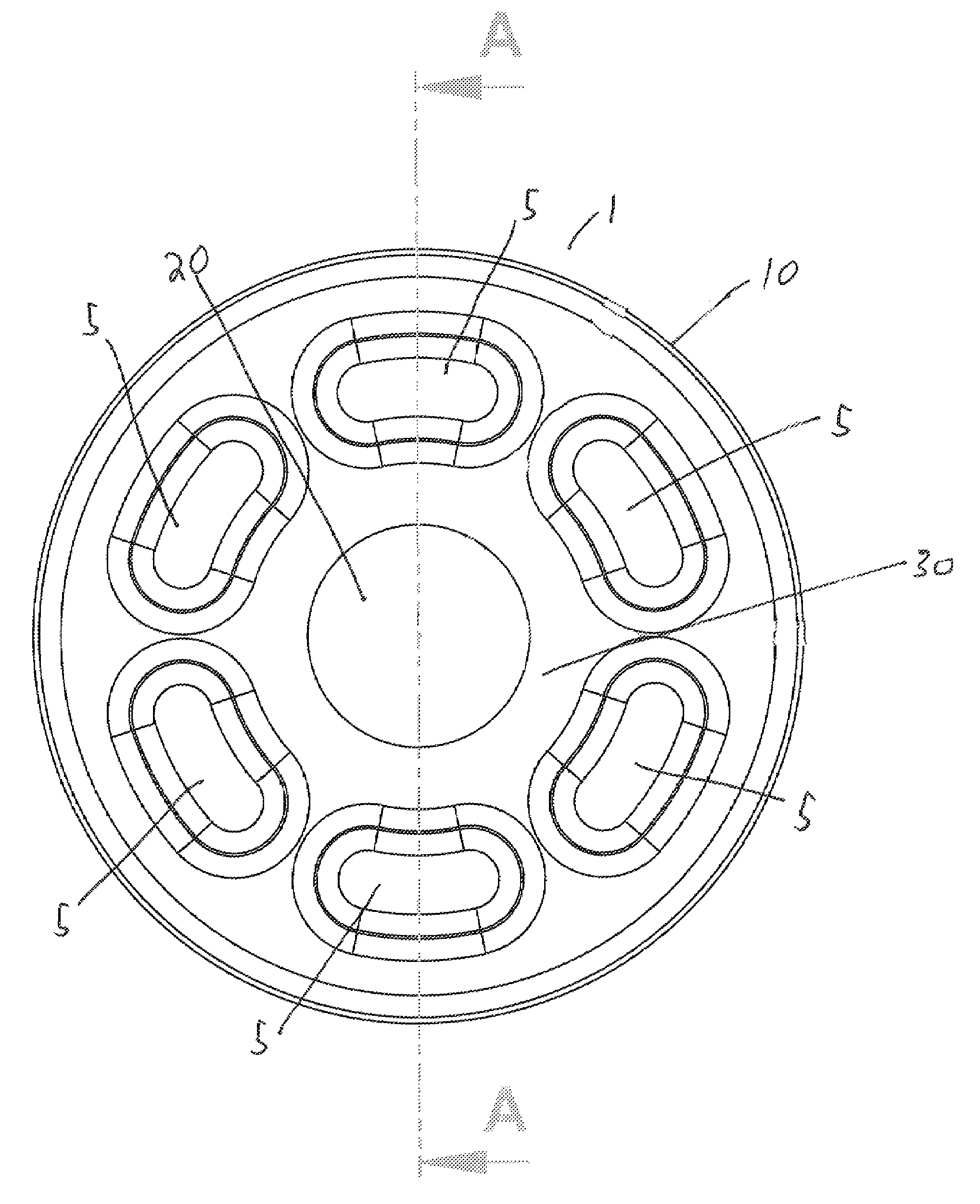 Coaxial RF device thermally conductive polymer insulator and method of manufacture