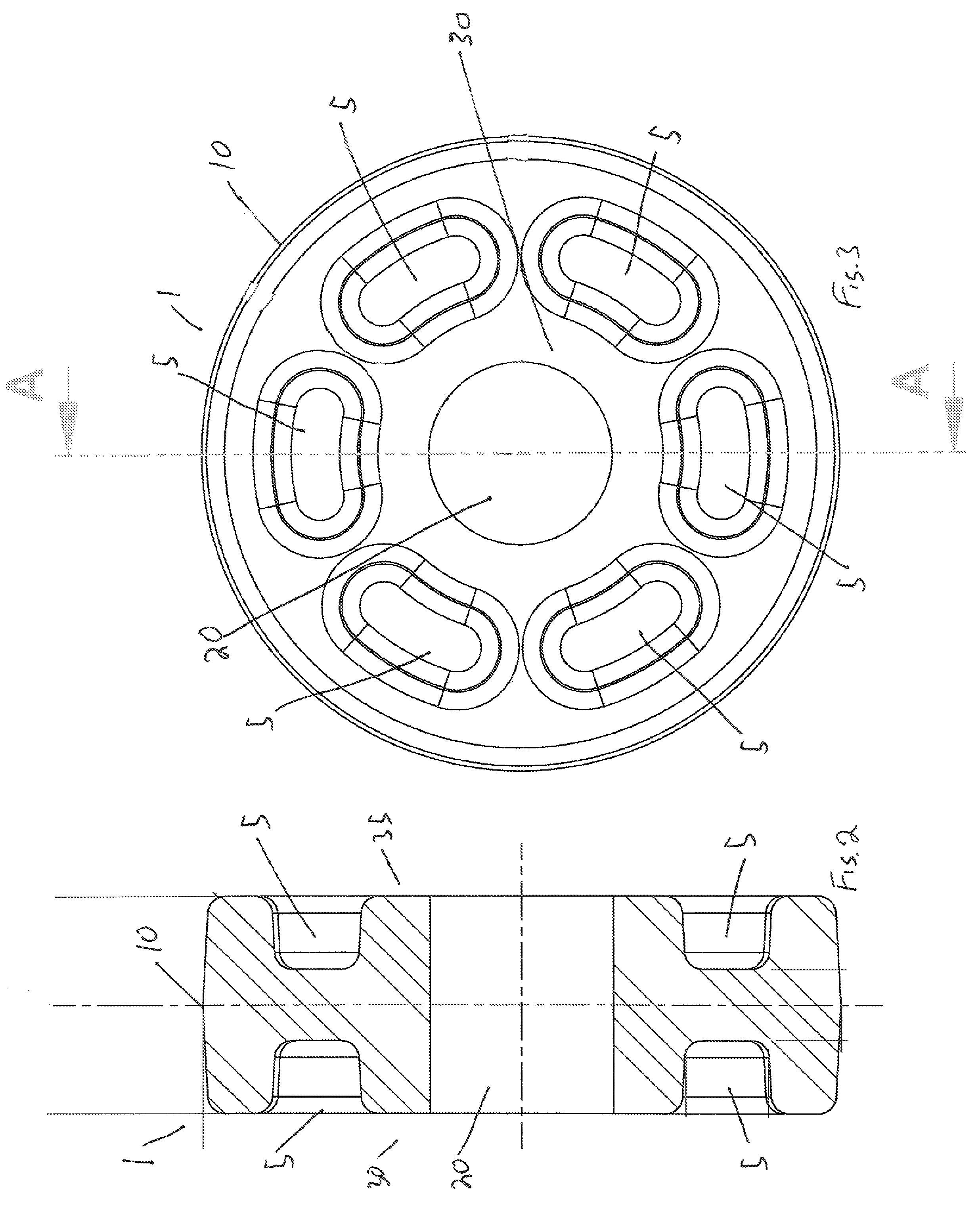 Coaxial RF device thermally conductive polymer insulator and method of manufacture