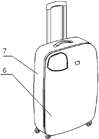 Suitcase structure