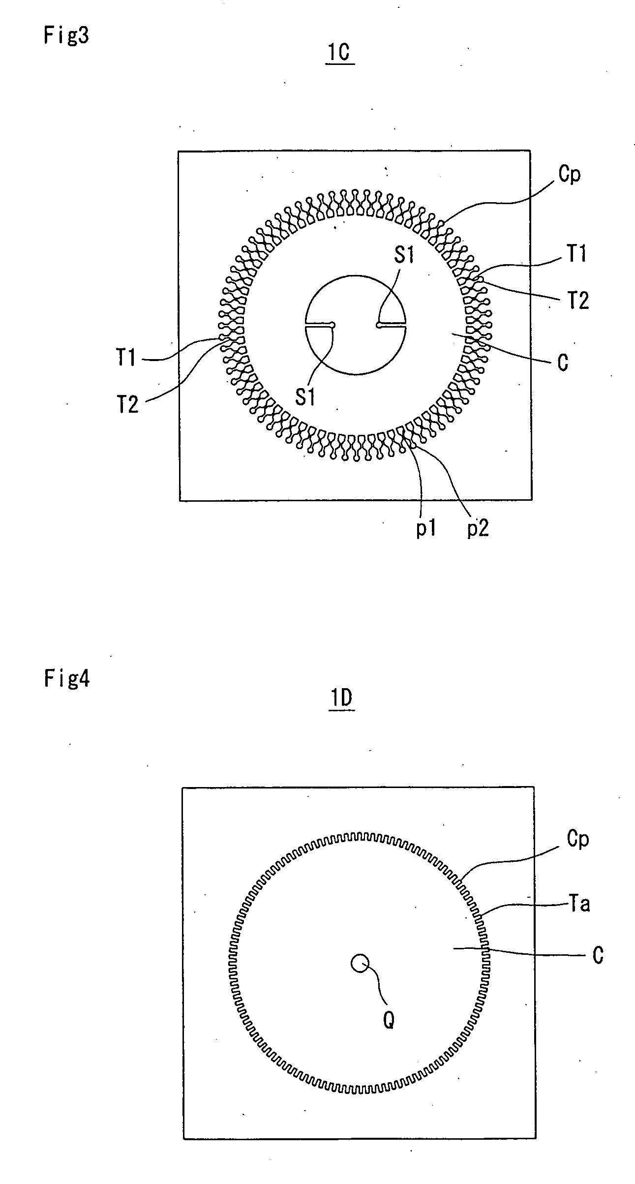 Microchip for sample, centrifugal dispension method of sample using the microchip and centrifugal dispenser