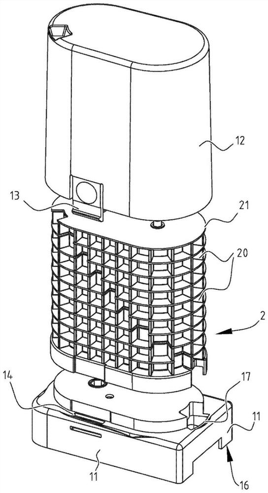 Dosing tanks for automatic dispensing devices