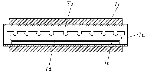 Surface treatment device for synthetic processing of novel polymer material with anti-overlapping mark