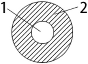 A kind of pre-oxygenated filament core-spun yarn and its manufacturing method