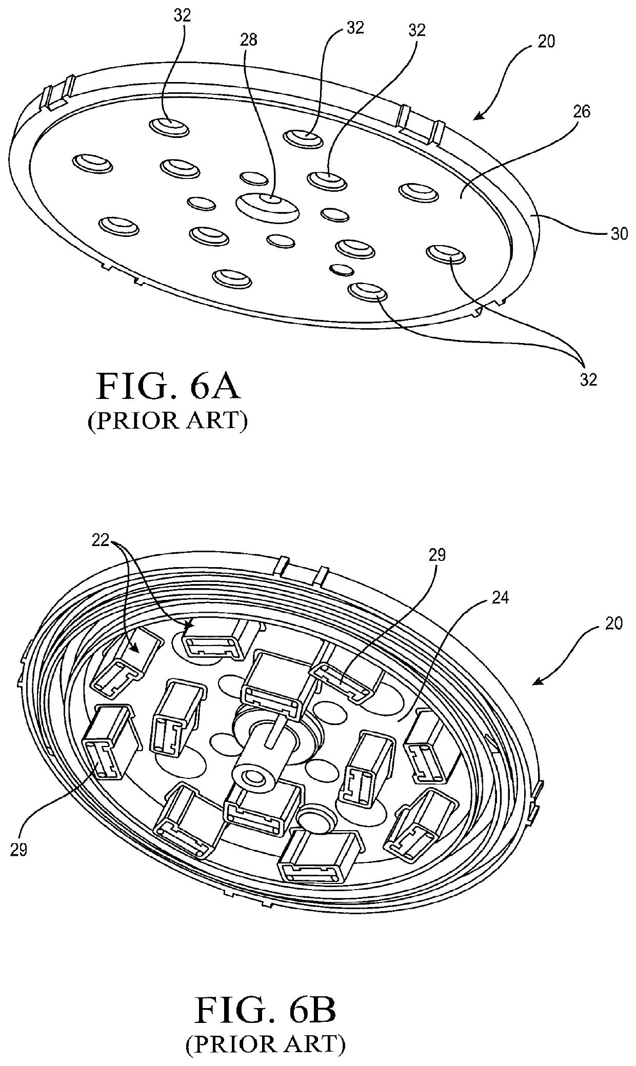 Scanner nozzle array, showerhead assembly and method