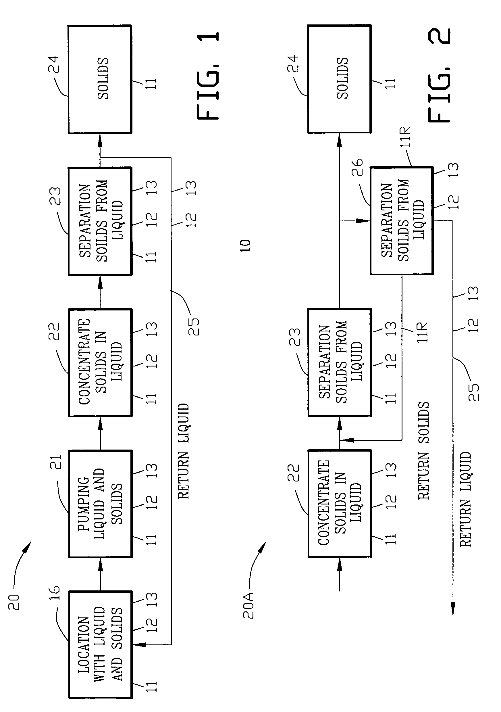 Apparatus for separating solids from a liquid