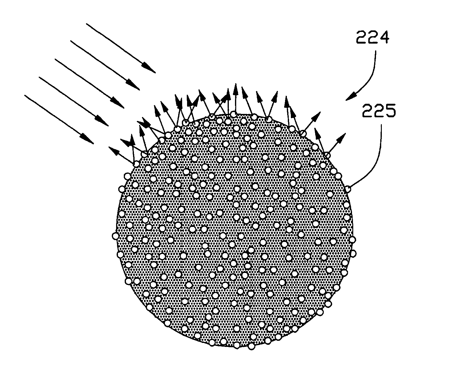 Light guide plate with diffusion dots having scattering particles and surface light source unit incorporating the light guide plate