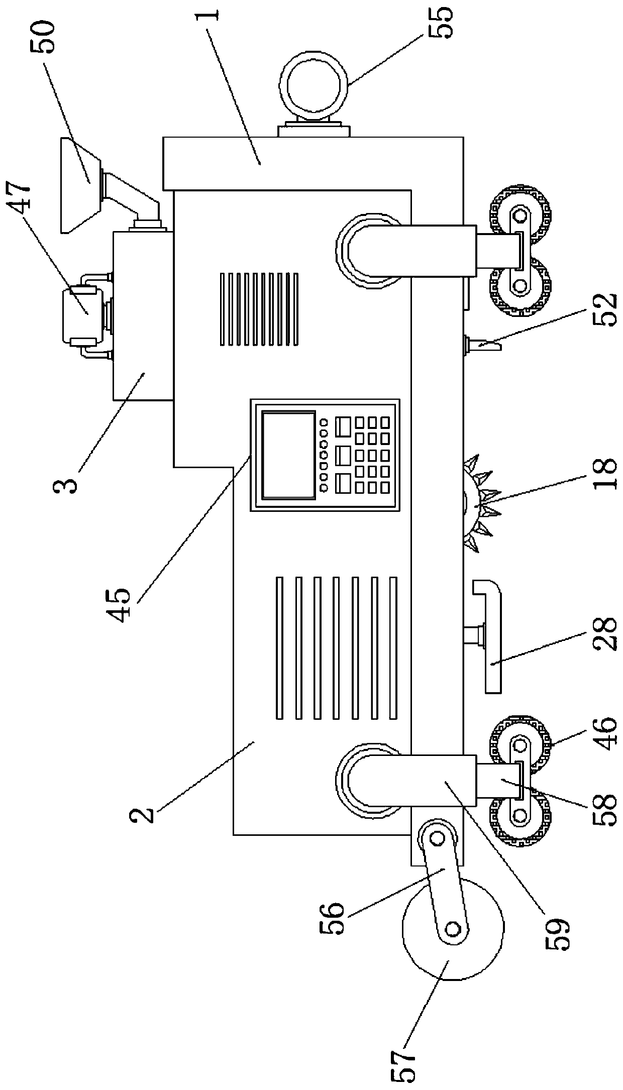 Highway bridge roadbed and pavement construction device and construction method thereof