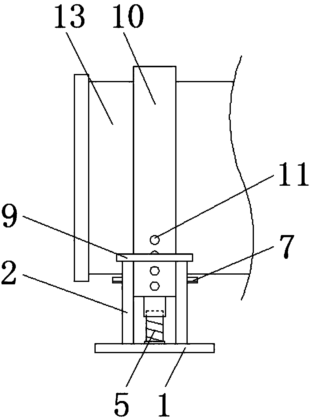 Bearing and fixing device for energy transportation pipelines