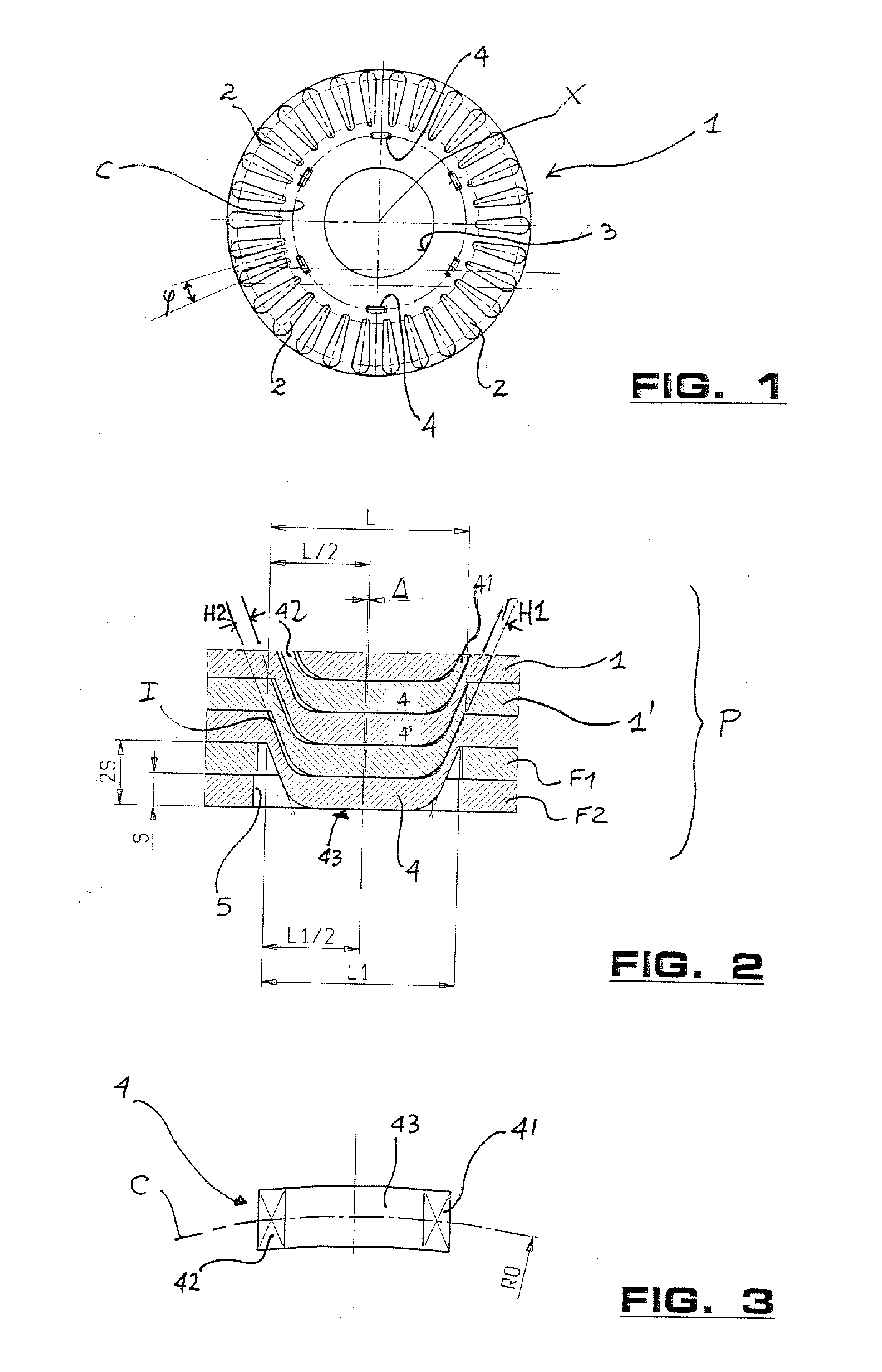 Laminations for electric motors and a method of manufacturing the same