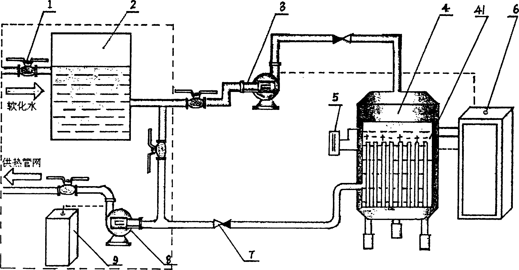 Method for preventing illegal water use from heating pipe network and treatment device thereof