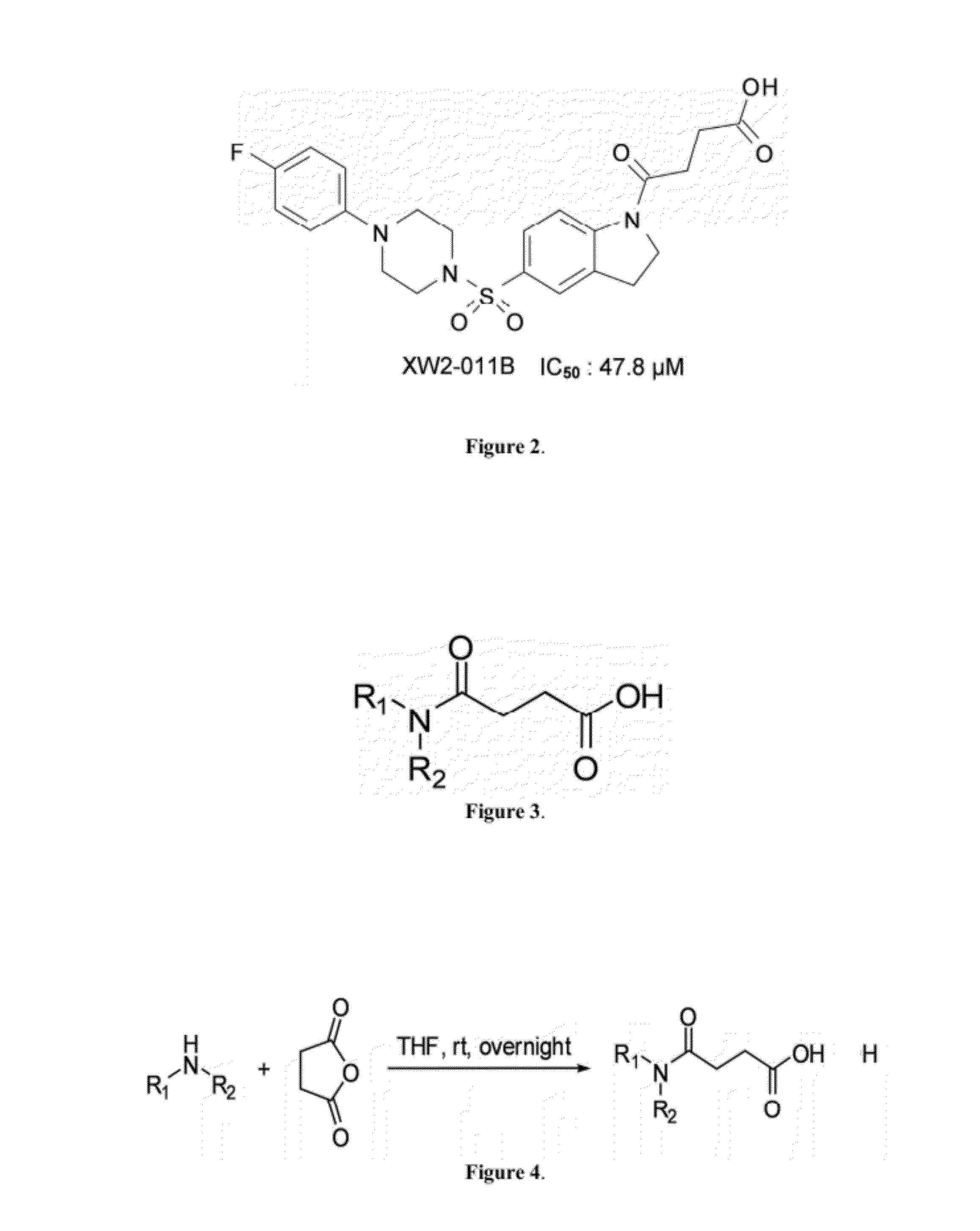 Indoline scaffold shp-2 inhibitors and method of treating cancer