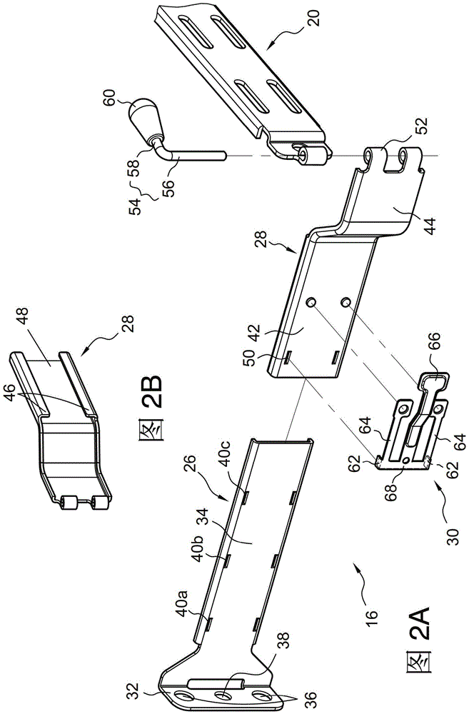 Adjustment device for cable management stand