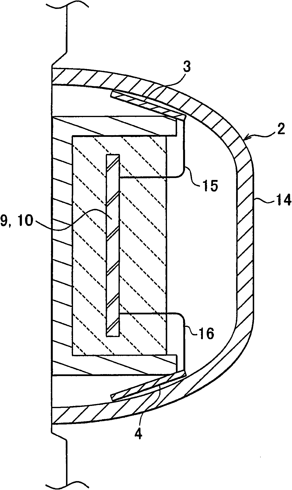 Capacitance touch sensing device and door locking device